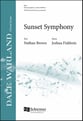 Sunset Symphony SATB choral sheet music cover